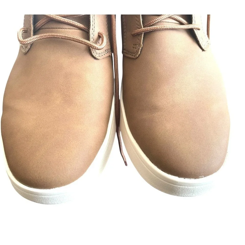 IZOD Men's Palmer Chukka Memory Foam‎ Boot Lace-UP Brown Size 8 M
